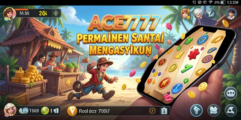 Gameplay ACE777 yang seru dan menghibur dalam suasana santai.