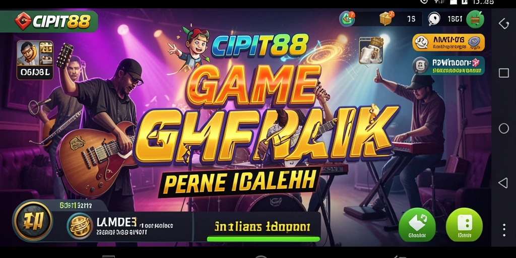 Screenshot dari gameplay <strong>CIPIT88</strong> yang menampilkan momen seru saat bernyanyi.