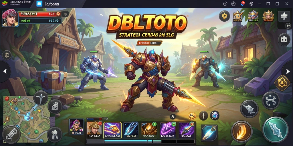 Tampilan menarik dari gameplay SLG DBLTOTO yang penuh strategi.