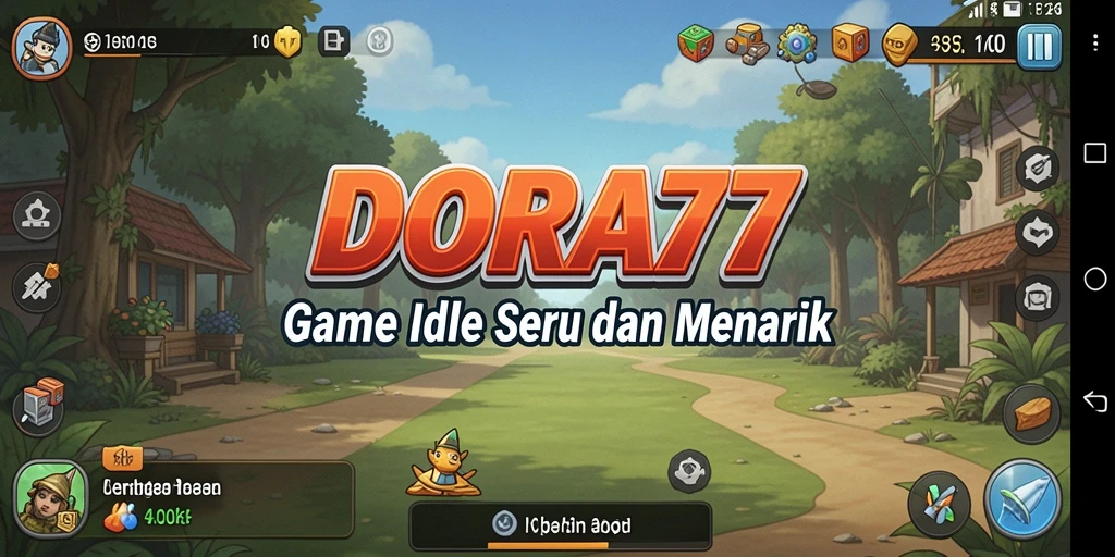 Tampilan permainan DORA77 yang menarik dengan gameplay Idle.