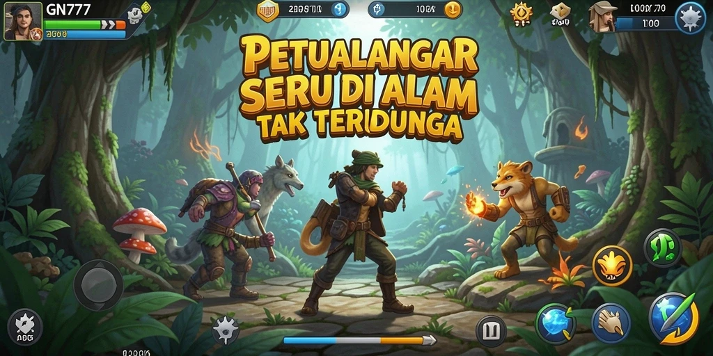 Screenshot utama GN777 menampilkan grafis menakjubkan dalam petualangan seru.