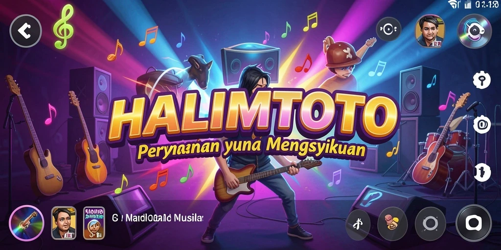 Tampilan gameplay seru di aplikasi HALIMTOTO.