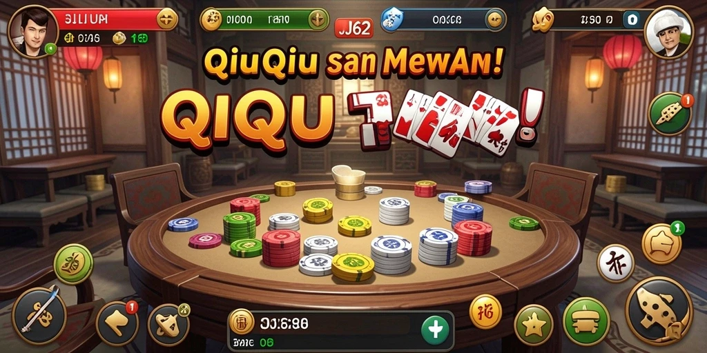 Screenshot gameplay QiuQiu yang menarik dalam JJ62.
