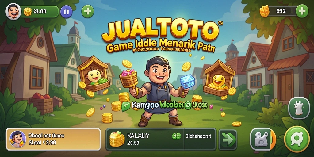 Tampilan gameplay menarik dari JUALTOTO dengan elemen Idle.