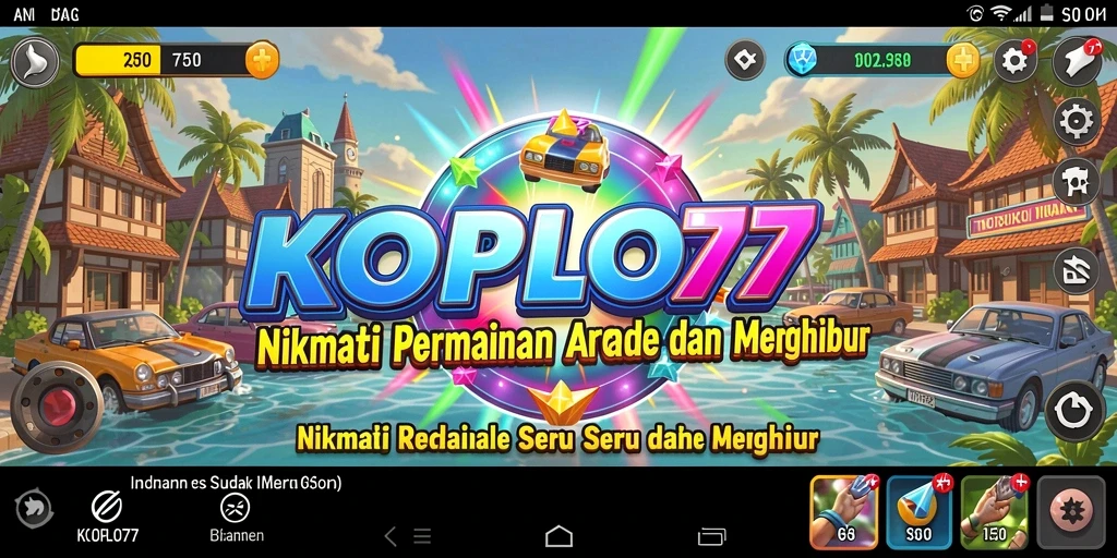 Tangkapan layar menampilkan gameplay seru dari KOPLO77.