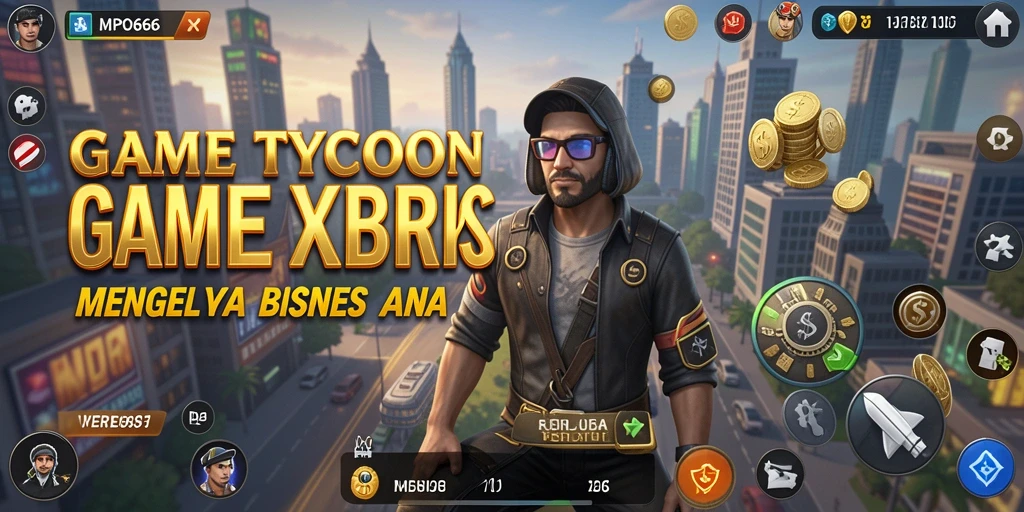 Screenshot MPO666 menampilkan gameplay seru dalam mengelola bisnis Tycoon.