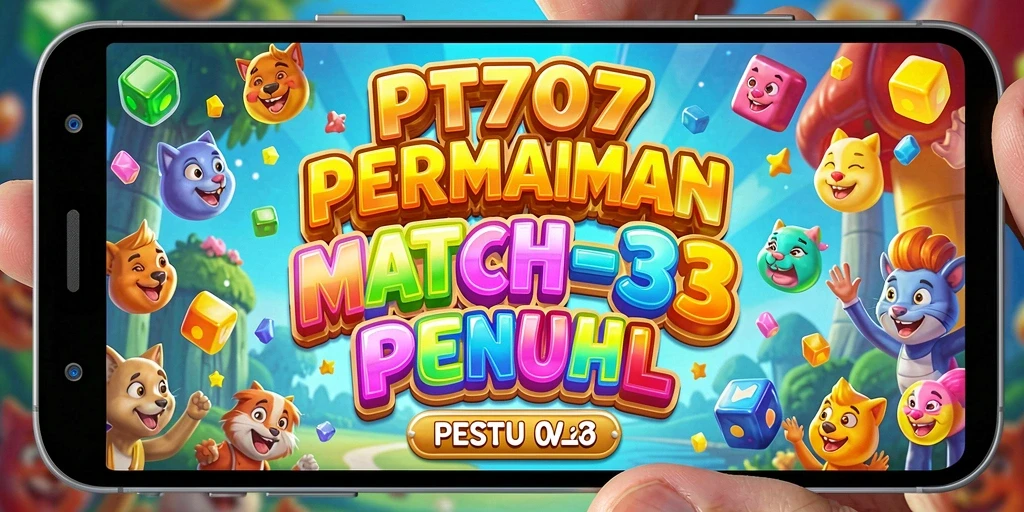 Tampilan menawan dari gameplay PT707 yang penuh warna dan tantangan.