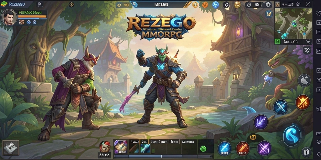 Screenshot gameplay epik di dunia <strong>REZEGO</strong>, penuhi petualangan dan tantangan.