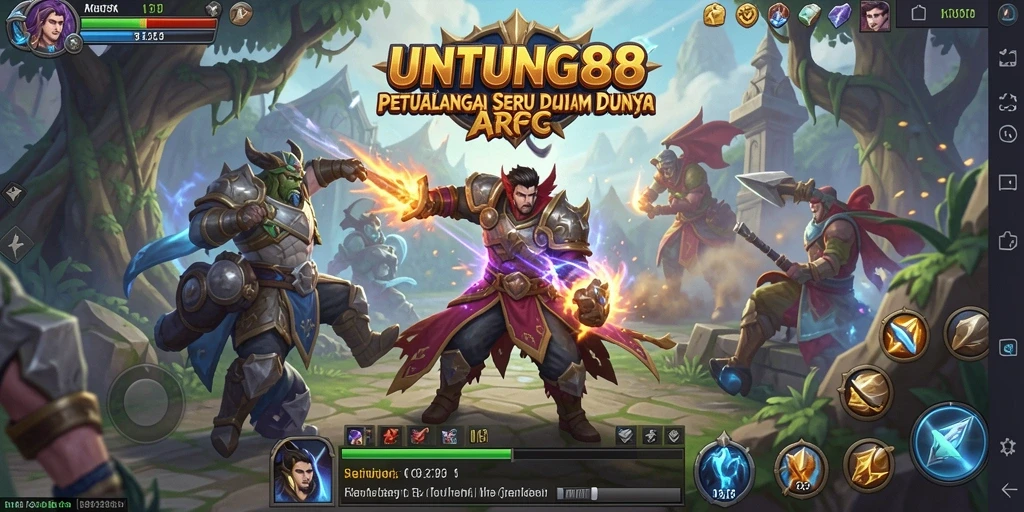 Tampilan gameplay seru dalam dunia ARPG yang menakjubkan.
