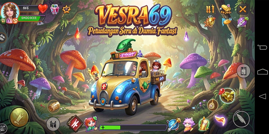 Tampilan gameplay seru VESPA69 yang mengasyikkan.
