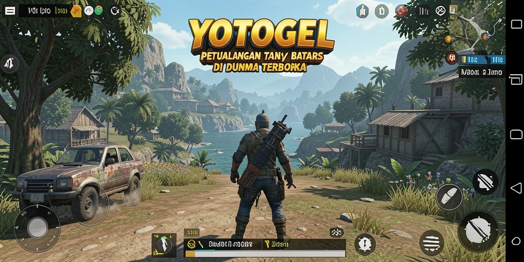 Gameplay YOTOGEL yang menampilkan eksplorasi dunia terbuka yang luas.